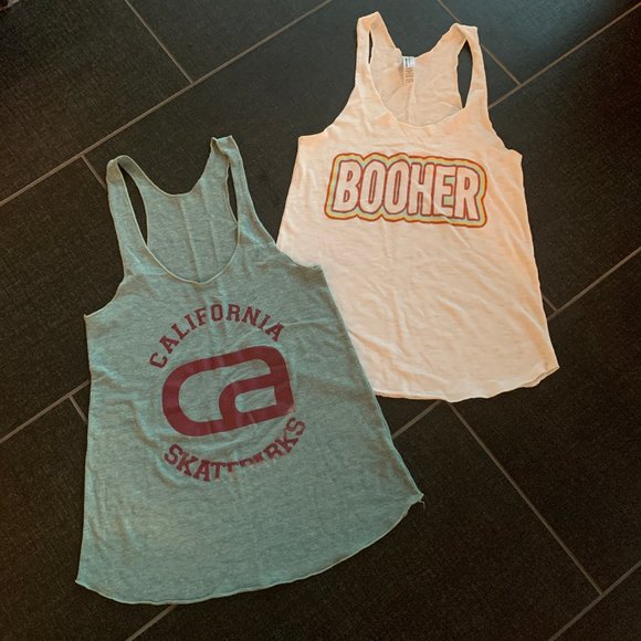 American Apparel Graphic Racerback Tank Bundle - Picture 1 of 6